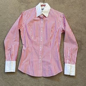 💕TM Lewin- Dressy button down shirt(Size 8)💕